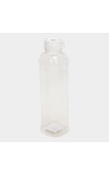 Transparent Plastic Water Bottle – 1 Liter, Slim Design with White Cap, BPA-Free
