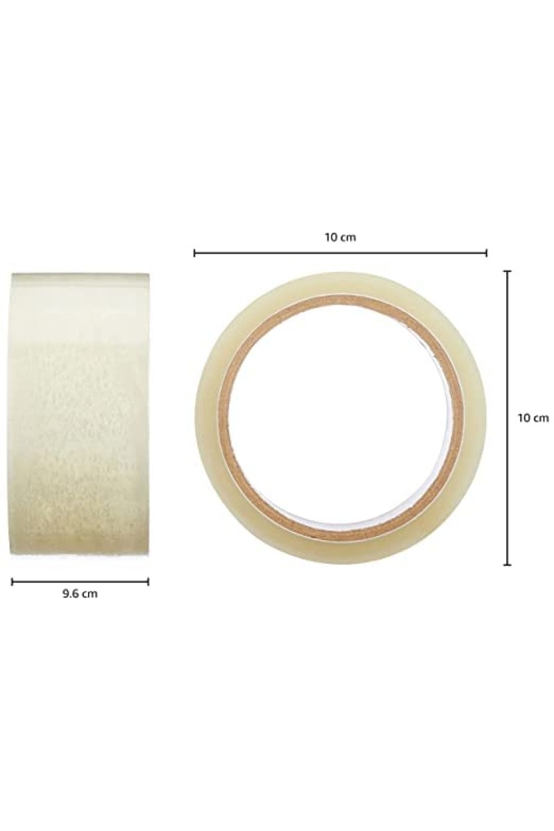 Transparent Cello Tape for Packing, Sealing, Office & Craft Use – 2 Inch Width, Strong Adhesive, Clear Finish (Pack of 1)