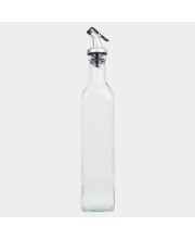 Hitech Sales 500ml Glass Oil Dispenser – Transparent | Leak-Proof, BPA-Free, Easy-Pour Spout for Kitchen Use