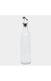 Hitech Sales 500ml Glass Oil Dispenser – Transparent | Leak-Proof, BPA-Free, Easy-Pour Spout for Kitchen Use