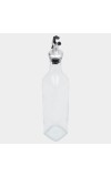 Hitech Sales 500ml Glass Oil Dispenser – Transparent | Leak-Proof, BPA-Free, Easy-Pour Spout for Kitchen Use