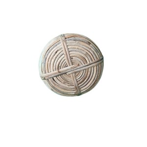 Handwoven Bamboo Basket Bowl – Round Natural Rattan Storage Basket for Kitchen, Tabletop, Fruit, Bread & Home Décor