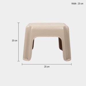 Durable Plastic Bath Seat with Anti-Slip Surface | Compact Lightweight Design for Multipurpose Use | Strong and Sturdy Build for Daily Utility