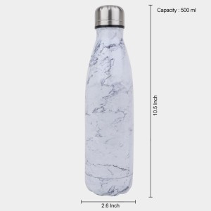 500 ml Steel Bottle 2.6 X 10.5 in. (Pack of 1)