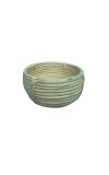 Handwoven Bamboo Basket Bowl – Round Natural Rattan Storage Basket for Kitchen, Tabletop, Fruit, Bread & Home Décor