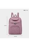 Brink Women's Purple Polyurethane Backpack - (M584)