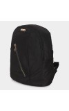 Brink Women's Black Polyurethane Backpack - (M533)