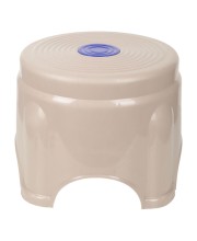 Durable Plastic Bath Stool with Anti-Slip Base | Compact and Lightweight Design for Multipurpose Use | Strong Utility Chair for Bathroom or Home