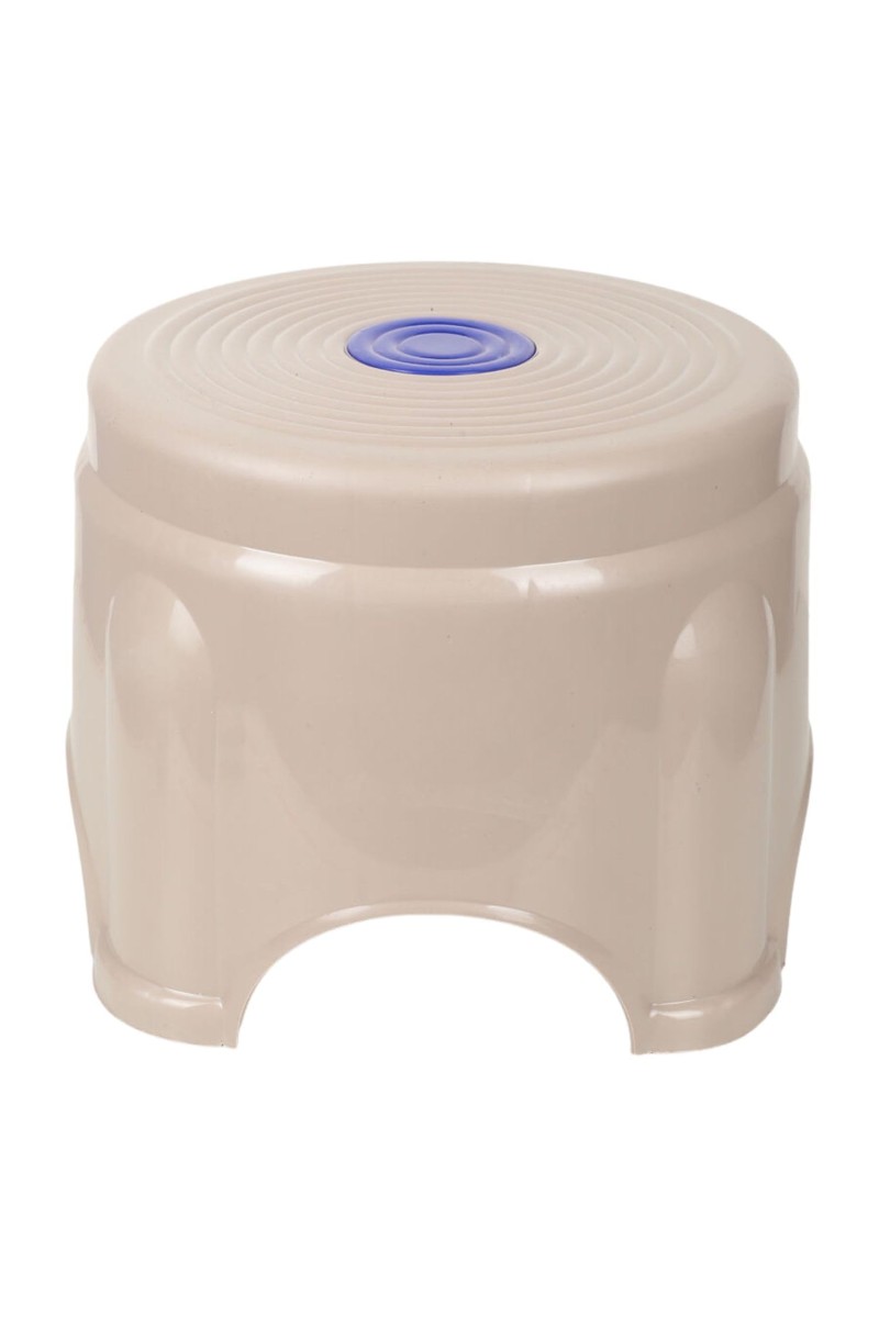 Durable Plastic Bath Stool with Anti-Slip Base | Compact and Lightweight Design for Multipurpose Use | Strong Utility Chair for Bathroom or Home