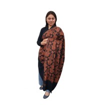 Women’s Traditional Shawl | Soft & Warm Winter Wrap Stole | Elegant Ethnic Design for Casual | Fashion Shawl for Women (Black)