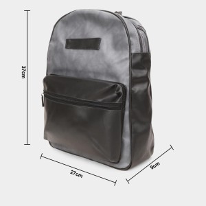 Lucky Charm Women's Dark Grey Polyurethane Backpack - (M615) Lucky Charm Women's Dark Grey Polyurethane Backpack - (M615)