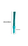 Plastic Kharata Broom for Wet & Dry Cleaning – Durable, Lightweight, and Easy-to-Use Jhadu with Long Handle – Multipurpose Cleaning Brush for Home, Office & Outdoor – Pack of 2 (Blue)