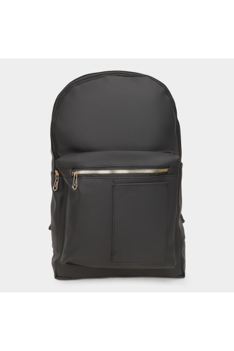 Brink Women's Black Polyurethane Backpack - (M676)