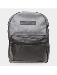 Lucky Charm Women's Dark Grey Polyurethane Backpack - (M615)