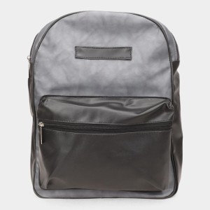 Lucky Charm Women's Dark Grey Polyurethane Backpack - (M615) Lucky Charm Women's Dark Grey Polyurethane Backpack - (M615)