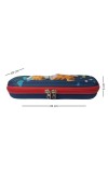 3D Hard Cover Large Capacity Waterproof Cute Pencil Case Stationery Cosmetic Box with Compartments Pencil Case for Kids Boys Cute Pen Pouch for Kindergarten and School (Tiger)