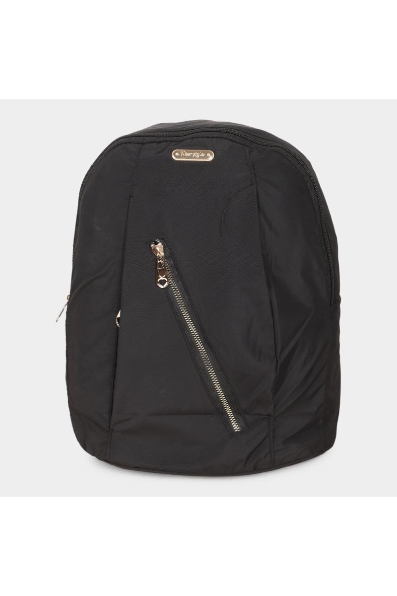 Brink Women's Black Polyurethane Backpack - (M533)