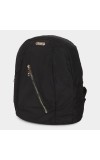 Brink Women's Black Polyurethane Backpack - (M533)