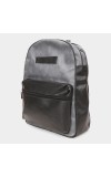 Lucky Charm Women's Dark Grey Polyurethane Backpack - (M615)