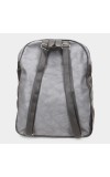 Lucky Charm Women's Dark Grey Polyurethane Backpack - (M615)