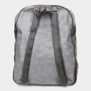 Lucky Charm Women's Dark Grey Polyurethane Backpack - (M615) Lucky Charm Women's Dark Grey Polyurethane Backpack - (M615)