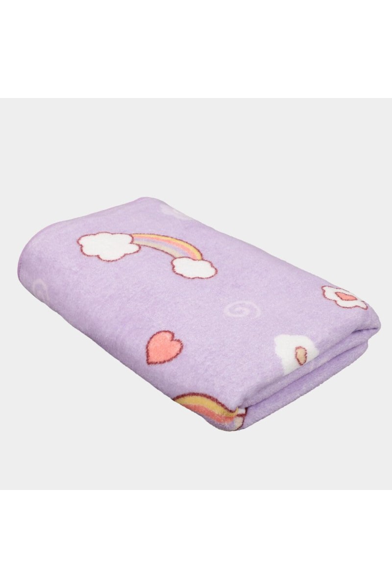 Home Beautiful Purple Microfibre Baby Towel - (M3128)
