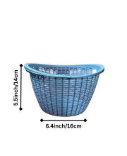 Plastic Fruit Basket with Ventilated Mesh Design – Lightweight Multipurpose Kitchen Storage Basket for Fruits & Vegetables | Durable Open Weave Basket for Home Use (Blue) Plastic Fruit Basket with Ventilated Mesh Design – Lightweight Multipurpose Kitchen Storage Basket for Fruits & Vegetables | Durable Open Weave Basket for Home Use (Blue)