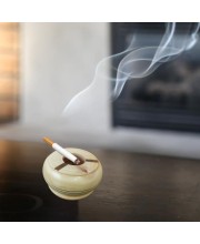 Handcrafted Wooden Ashtray with Lid | Natural Finish | Eco-Friendly & Durable