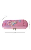 3D Hard Cover Large Capacity Waterproof Cute Pencil Case Stationery Cosmetic Box with Compartments Pencil Case for Kids Boys Cute Pen Pouch for Kindergarten and School (dinghunt)