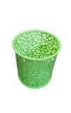 Flower Design Pen Pencil Holder | Light Green Desk Organizer for Office, Study & Home