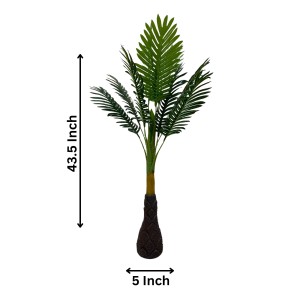 Hi Tech Sales Artificial Palm Tree Plants Standable | 10 Green Leaves, Big Ornamental Plant for Interior Decor/Home Decor/Office Decor | 43.5 inch Tall Natural Looking Tree Feel Real, Super Quality Hi Tech Sales Artificial Palm Tree Plants Standable | 10 Green Leaves, Big Ornamental Plant for Interior Decor/Home Decor/Office Decor | 43.5 inch Tall Natural Looking Tree Feel Real, Super Quality