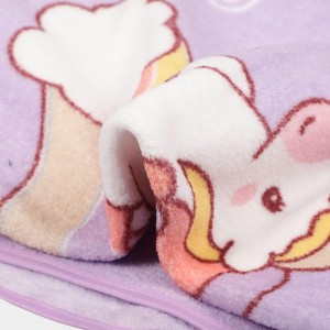 Home Beautiful Purple Microfibre Baby Towel - (M3128)