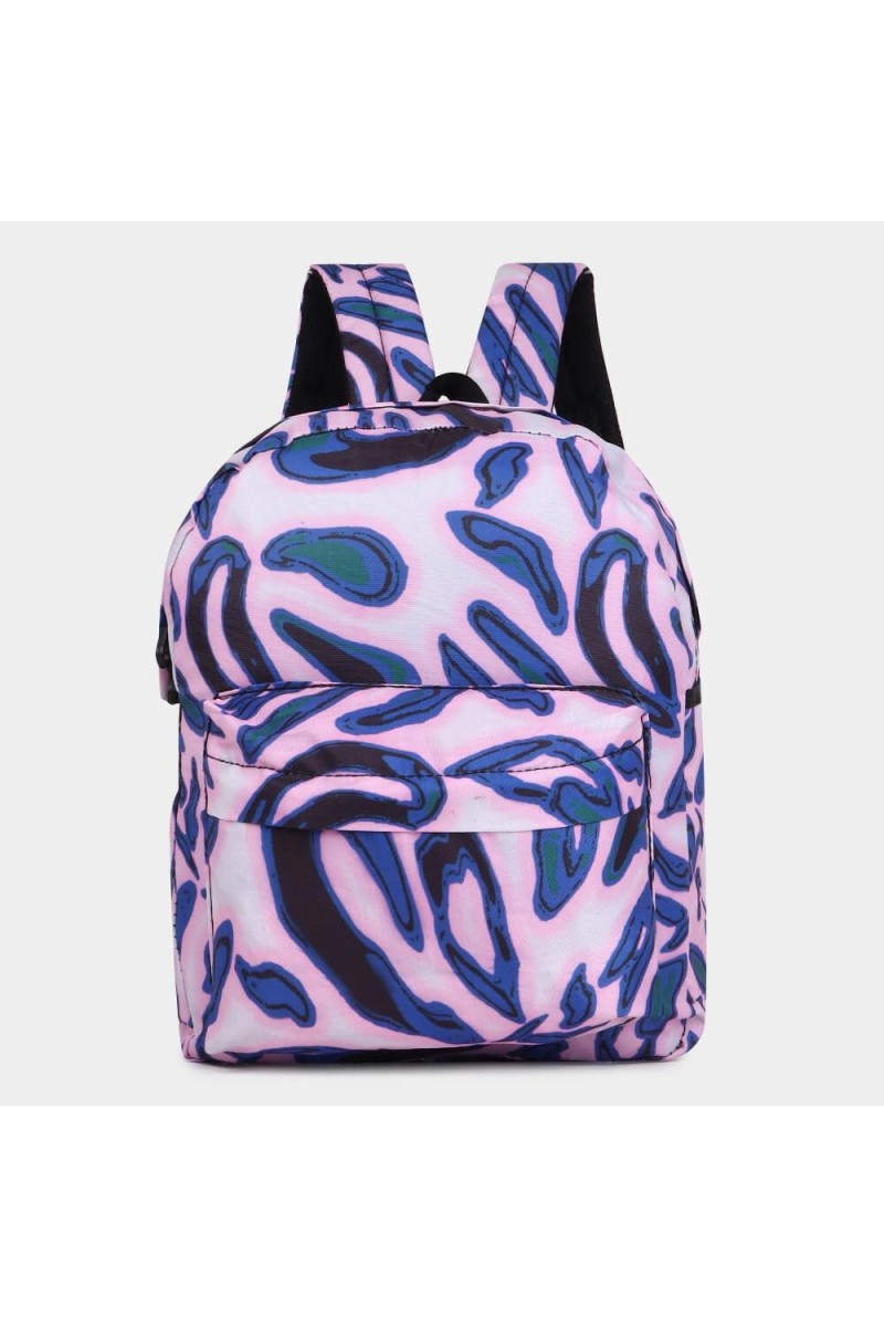 Brink Women's White/Blue Polyurethane Backpack - (M563)