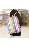 Lucky Charm Women's Pink Polyurethane Backpack - (M650)