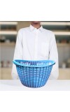 Plastic Fruit Basket with Ventilated Mesh Design – Lightweight Multipurpose Kitchen Storage Basket for Fruits & Vegetables | Durable Open Weave Basket for Home Use (Blue)