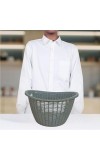 Plastic Fruit Basket with Ventilated Mesh Design – Lightweight Multipurpose Kitchen Storage Basket for Fruits & Vegetables | Durable Open Weave Basket for Home Use (Grey). (Grey)