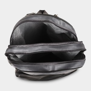 Lucky Charm Women's Dark Grey Polyurethane Backpack - (M615) Lucky Charm Women's Dark Grey Polyurethane Backpack - (M615)