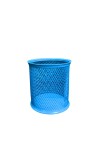 Blue Round Mesh Pen Stand Pencil Holder I Desk Organizer for Office, Study & Home | Desk Organizer for Office, Study & Home (Blue)