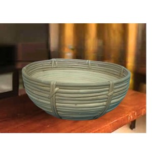 Round Bamboo Basket – Natural Woven Serving & Storage Basket for Fruit, Bread & Home Décor (set of 2) Round Bamboo Basket – Natural Woven Serving & Storage Basket for Fruit, Bread & Home Décor (set of 2)