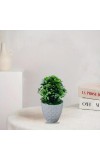 HiTechMart Artificial Green Plant with Decorative Pot – Realistic Faux Potted Plant for Home & Office Décor