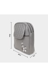 Brink Women's Grey Polyurethane Backpack - (M595)