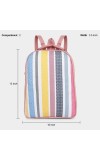 Lucky Charm Women's Pink Polyurethane Backpack - (M650)