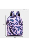 Brink Women's White/Blue Polyurethane Backpack - (M563)
