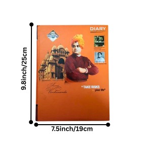 Swami Vivekananda Inspirational Diary | Hardbound Notebook | Motivational Quote Journal | Daily Writing & Note Book for Students & Office Use