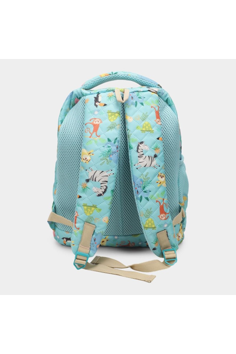 Kid's Blue Cartoon Printed Bag - (M3915)