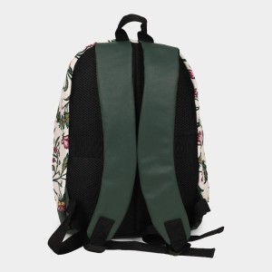 Brink Women's Beige Polyurethane Backpack - (M629)