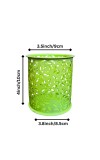 Flower Design Pen Pencil Holder | Light Green Desk Organizer for Office, Study & Home