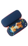 3D Hard Cover Large Capacity Waterproof Cute Pencil Case Stationery Cosmetic Box with Compartments Pencil Case for Kids Boys Cute Pen Pouch for Kindergarten and School (Tiger)
