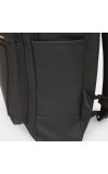 Brink Women's Black Polyurethane Backpack - (M676)
