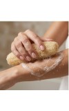Natural Loofah Sponge for Bath & Body Scrubbing | 100% Organic Luffa Exfoliating Sponge | Eco-Friendly Shower Scrubber for Skin Care & Cleaning (Pack of 2)